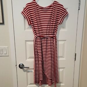 Red and White Striped Dress!
